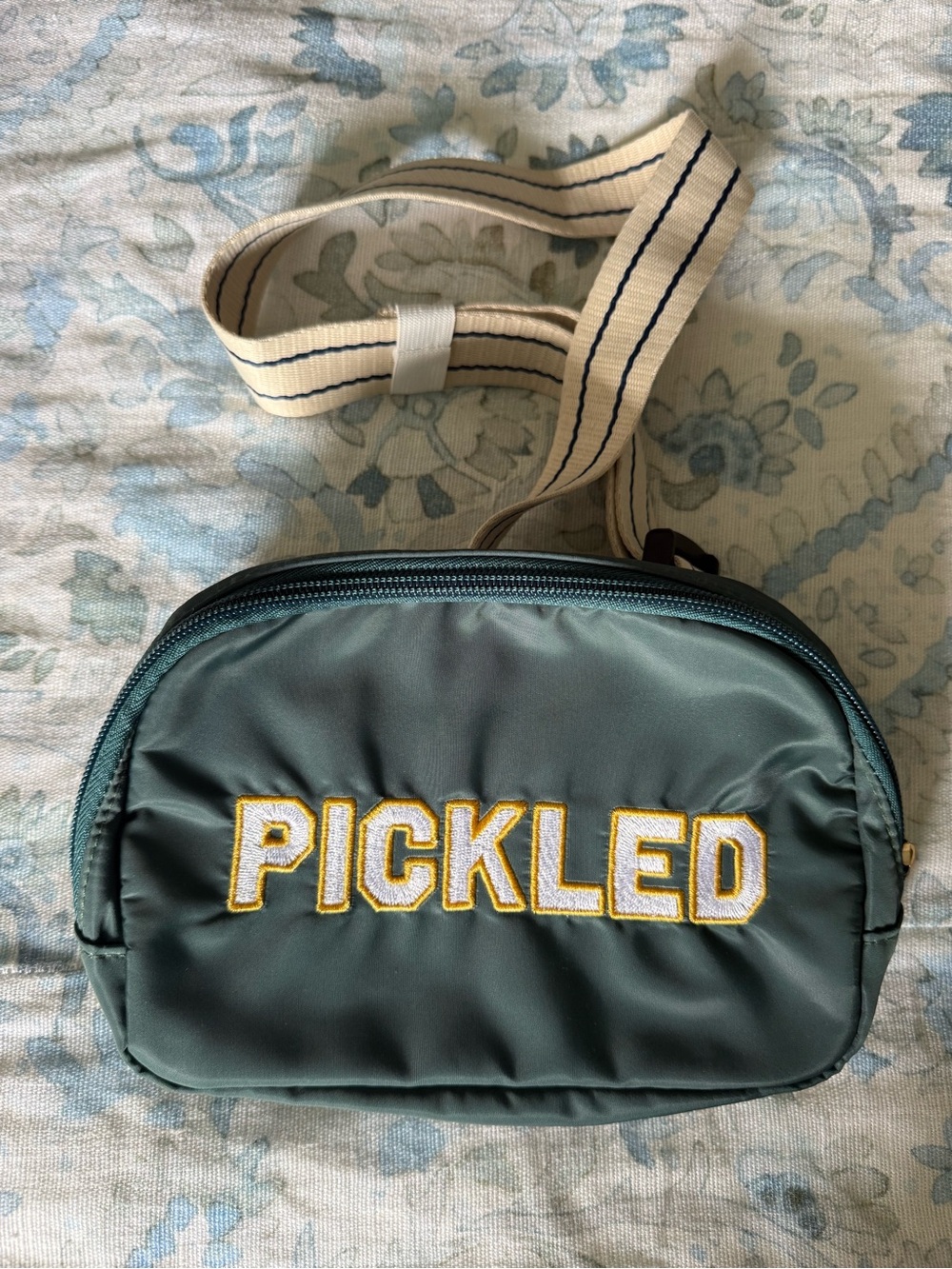 Prince Pickled Green Crossbody Bag for Men - Casual Nylon Shoulder Bag